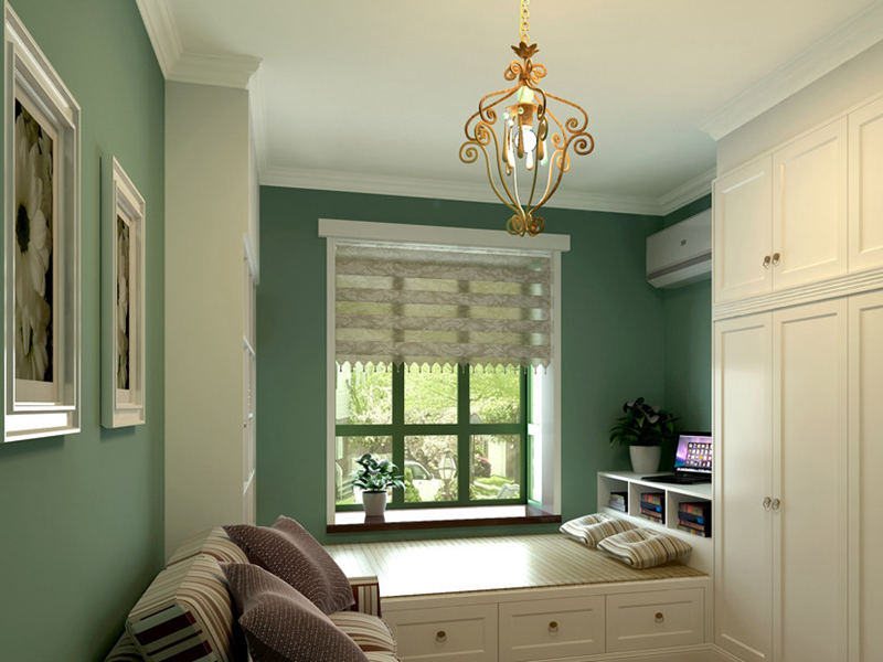 成都天府世家臥室裝修設計效果圖_簡約風格房屋裝修設計圖片